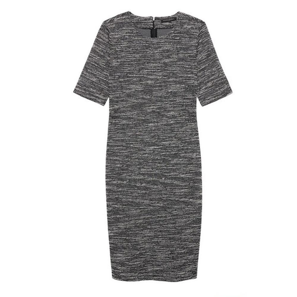 Banana Republic Black and Gray Dress